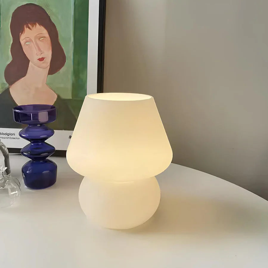 Hand-Blown Glass Lamp