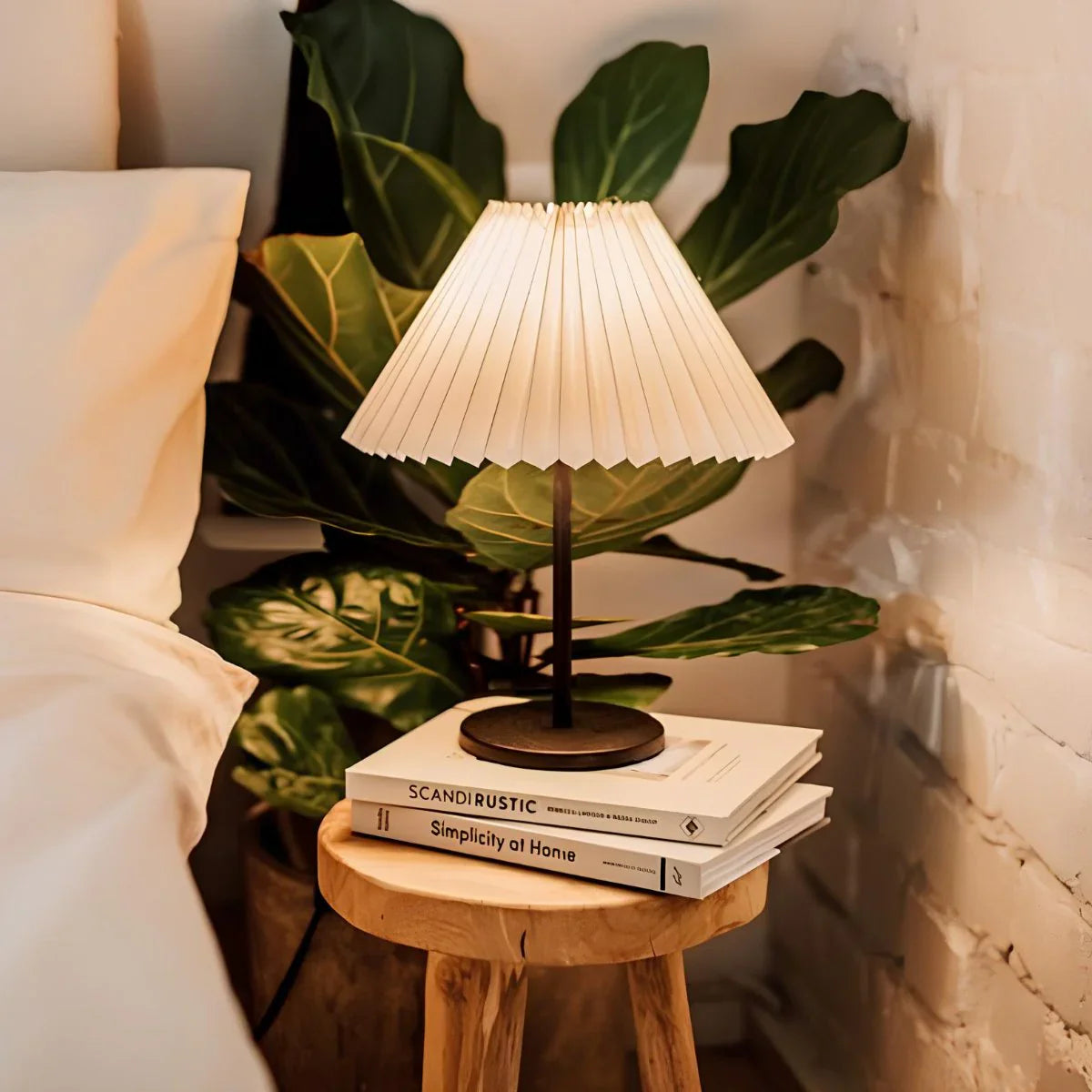 Linen Cap Table Lamp