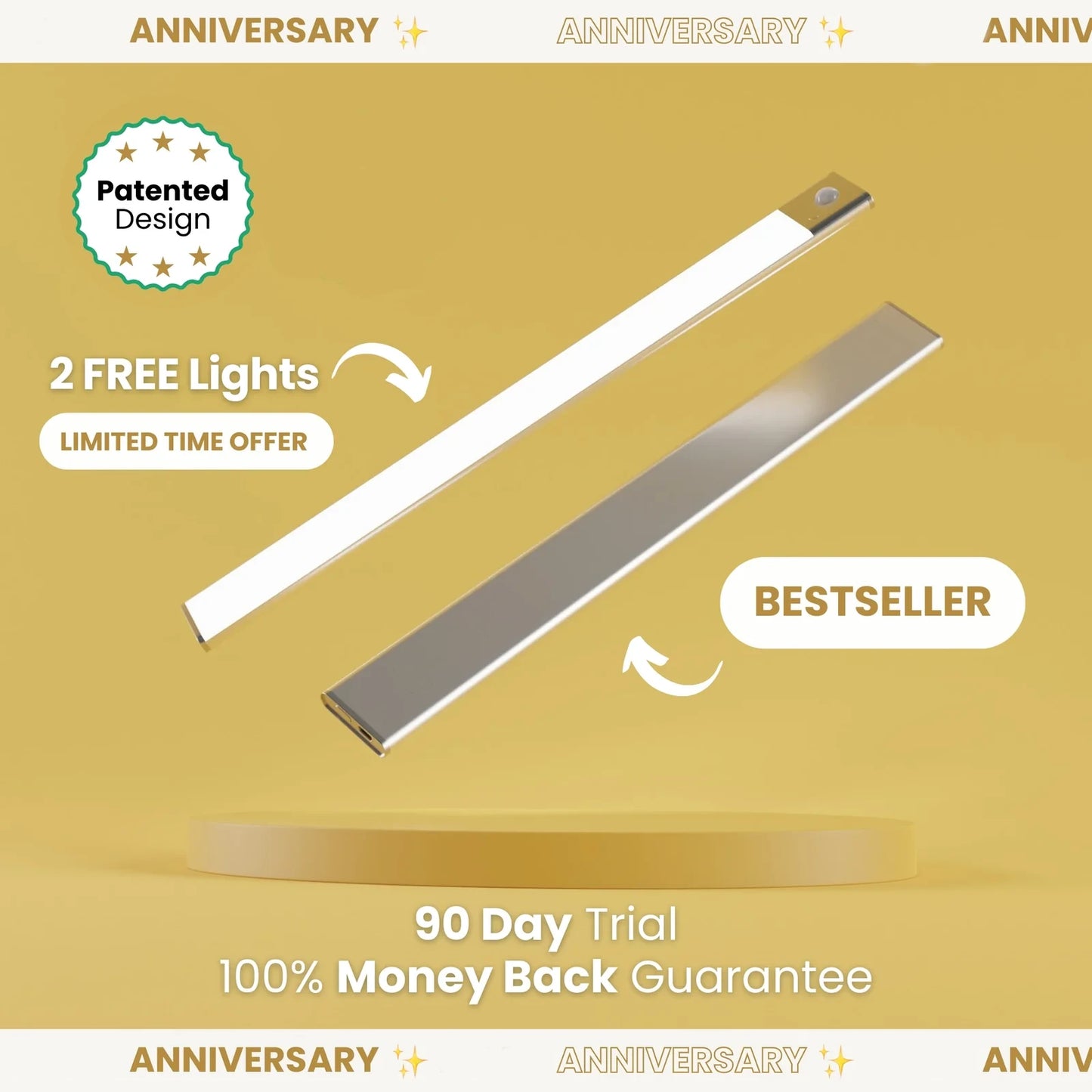 Smart Motion Sensor LED 3.0 (New & Upgraded Version)