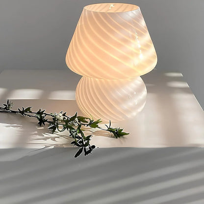 Hand-Blown Glass Lamp
