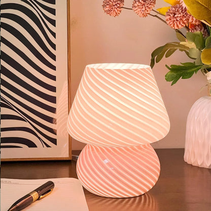 Hand-Blown Glass Lamp