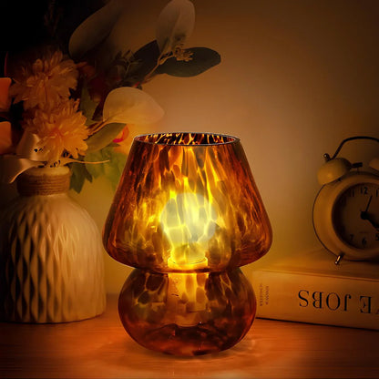Hand-Blown Glass Lamp