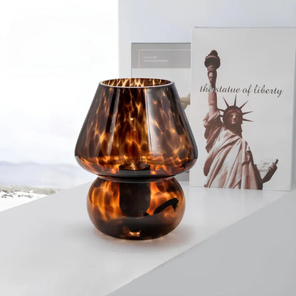 Hand-Blown Glass Lamp