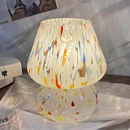Hand-Blown Glass Lamp