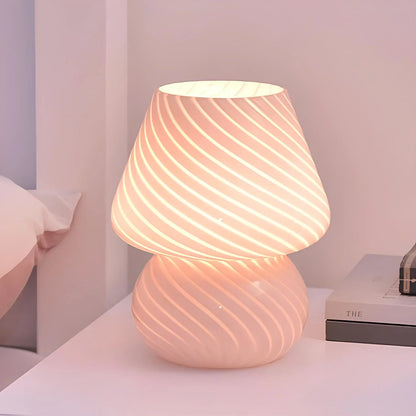 Hand-Blown Glass Lamp