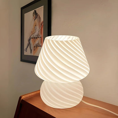 Hand-Blown Glass Lamp