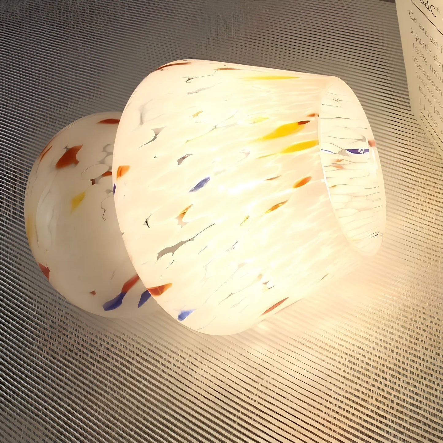 Hand-Blown Glass Lamp