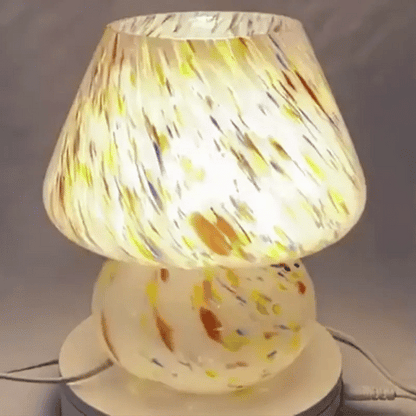 Hand-Blown Glass Lamp